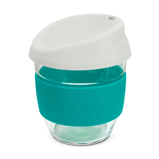 Teal Mini Borosilicate Cups